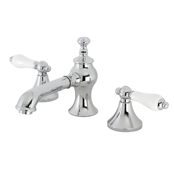 Kingston Brass KC7061PL Widespread Bathroom Faucet with Brass Pop-Up, Polished Chrome KC7061PL - main